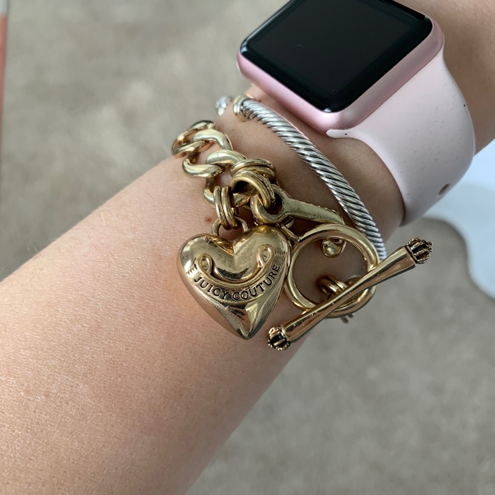 Gold Juicy Couture Chain Bracelet